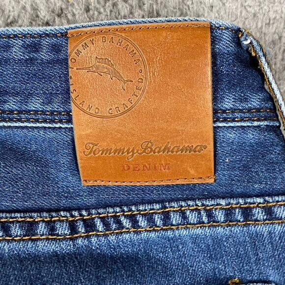 Tommy Bahama Jeans Men's 36x32 Measured (36x30) Blue Medium Wash Denim - Picture 11 of 11